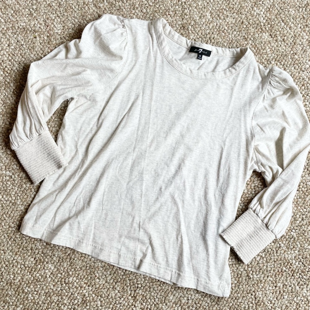 7 For All Mankind | Quarter Sleeve Top